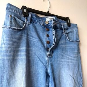 Lee's High-waisted Button-up Ankle Skinnies